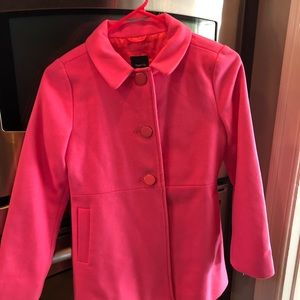 Girls pink pea coat
